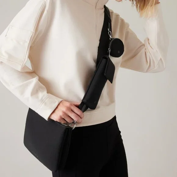 New Athleta Revive Modular Crossbody Bag, Black - Picture 1 of 3